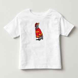 Penguin as Firefighter with Helmet Toddler T-Shirt