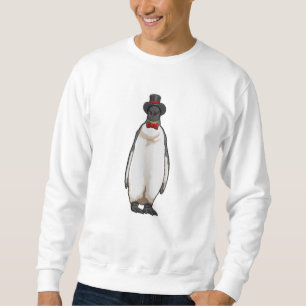 Penguin as Gentleman with Hat Sweatshirt