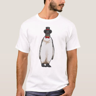 Penguin as Gentleman with Hat T-Shirt