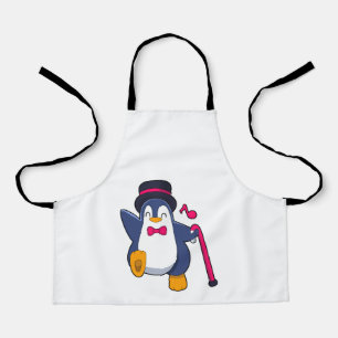 Penguin as Groom with Tie Apron