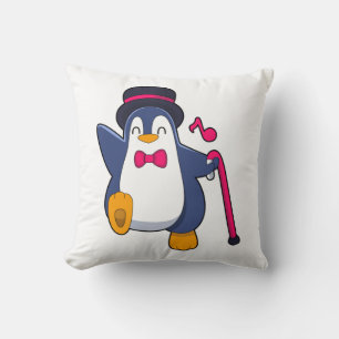 Penguin as Groom with Tie Cushion
