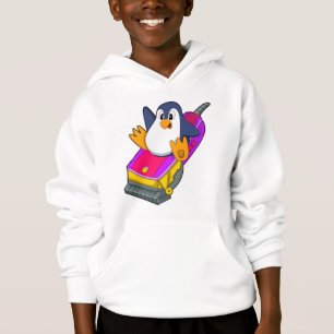 Penguin as Hairdresser with Razor