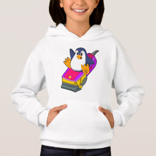 Penguin as Hairdresser with Razor