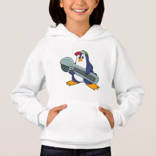 Penguin as Mechaic with Tool