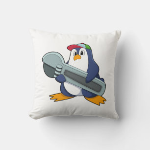 Penguin as Mechaic with Tool Cushion