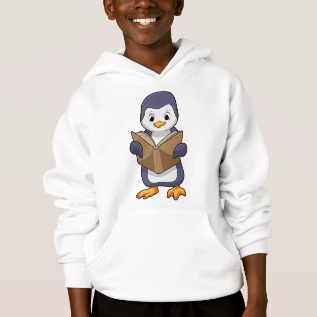 Penguin as Nerd with Book (Front)