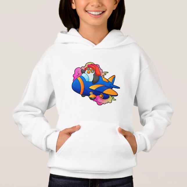 Penguin as Pilot with Plane (Front)
