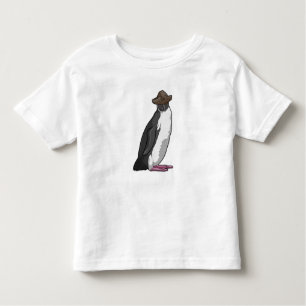 Penguin as Pirate with Hat Toddler T-Shirt