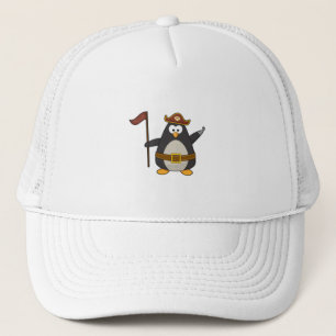 Penguin as Pirate with Pirate belt & Hat
