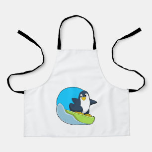 Penguin as Snowboarder with Sonowboard.PNG Apron