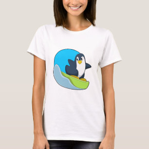 Penguin as Snowboarder with Sonowboard.PNG T-Shirt