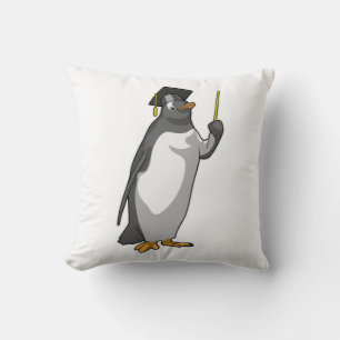 Penguin as Teacher with Pointer Cushion