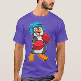 Penguin at Boxing with Boxing gloves Helmet T-Shirt