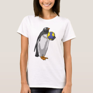 Penguin at Handball Sports T-Shirt