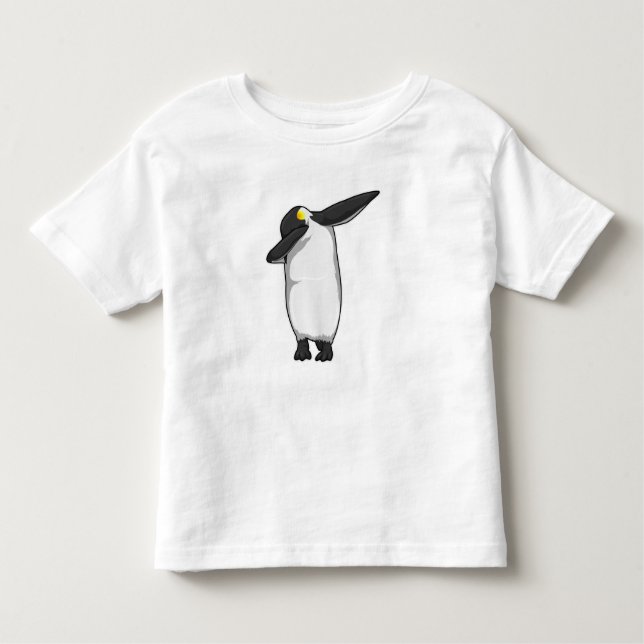 Penguin at Hip Hop Dance Dab Toddler T-Shirt (Front)