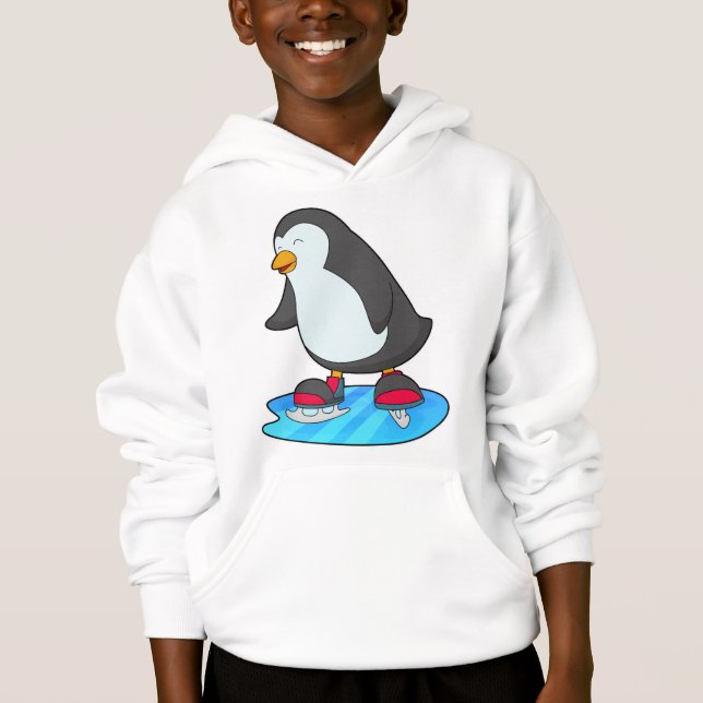 Penguin at Ice skating with Ice skates (Front)