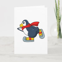 Penguin at Ice skating with Ice skates.PNG