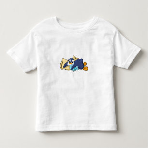 Penguin at Sleeping with Pillow Toddler T-Shirt