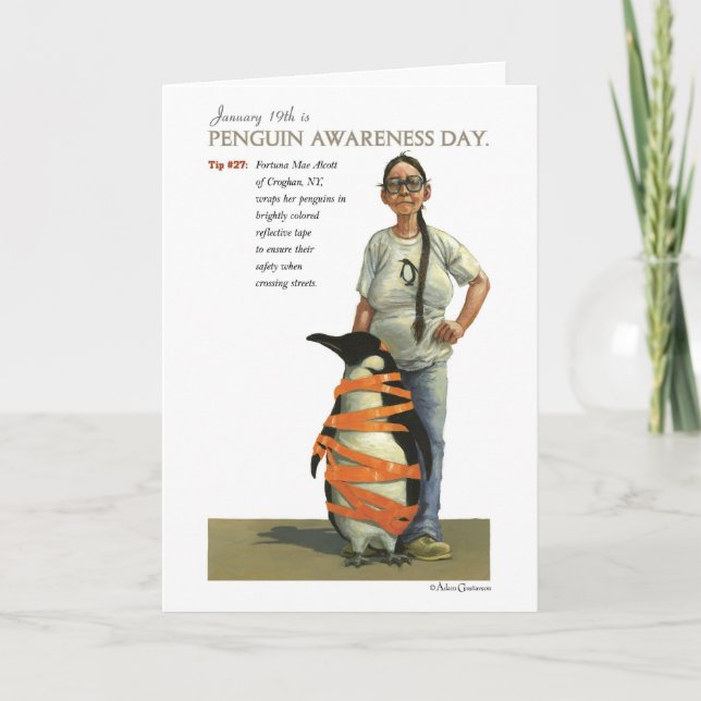 Penguin Awareness Day Card (Front)