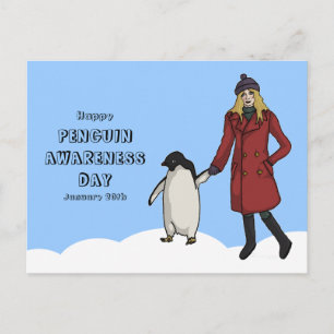 Penguin Awareness Day, postcard