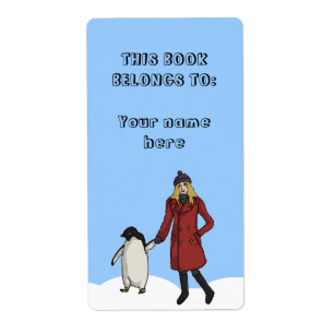 Penguin Awareness Day, shipping label/bookplates