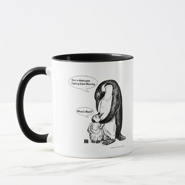 Penguin Awareness Mug (Left)
