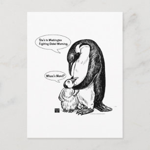 Penguin Awareness Postcard