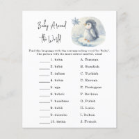 Penguin - Baby around the world game