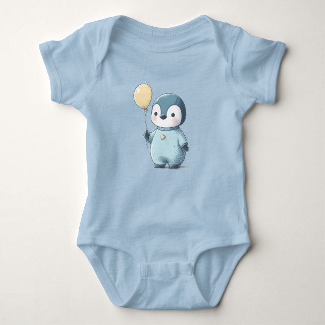 Penguin Baby Bodysuit (Front)