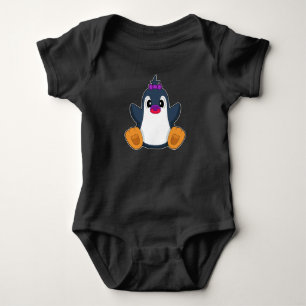 Penguin Baby Pacifier Bodysuit