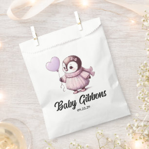 Penguin Baby Shower Favour Bag
