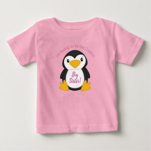 Penguin Baby Shower Pink T-Shirt
