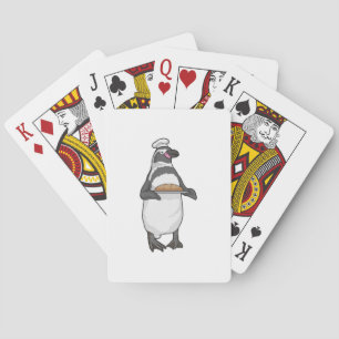 Penguin Baker Bread Playing Cards