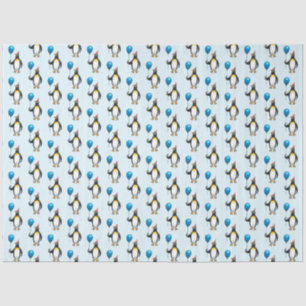Penguin Balloon Partyhat Tissue Paper