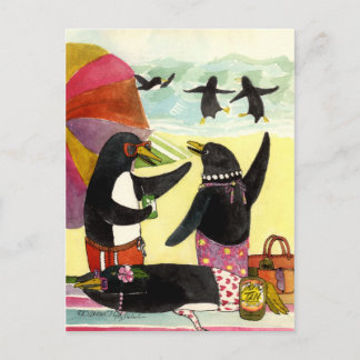 Penguin Beach Postcard