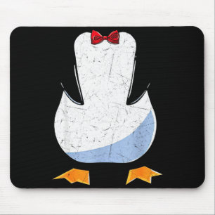 Penguin Belly Men Women Kids Penguin Costume Mouse Pad