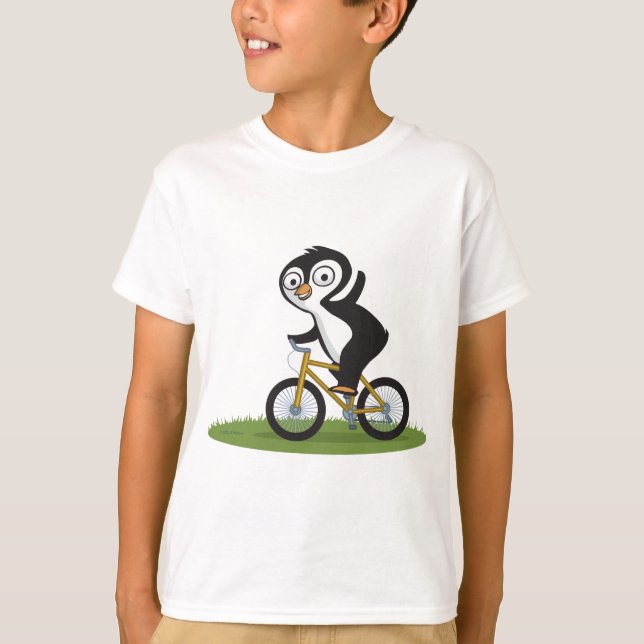 Penguin Biker T-Shirt (Front)