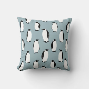 Penguin Bird Animal Cute Pattern Cushion