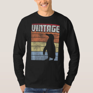 Penguin Bird Retro Style Vintage 70s 80s 90s Men W T-Shirt