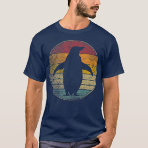 Penguin Bird Vintage Distressed Retro 70s 80s 90s T-Shirt