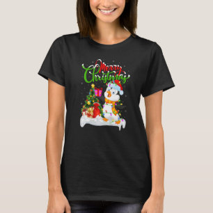 Penguin Bird Xmas Decorations Santa Penguin Chris T-Shirt