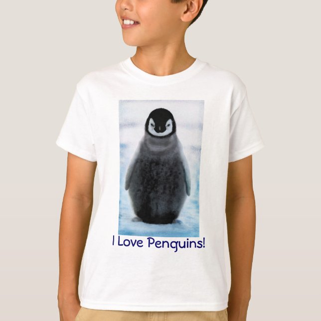 Penguin Birds Wildlife Birdlover Gift T-Shirt (Front)