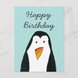 Penguin Birthday Card