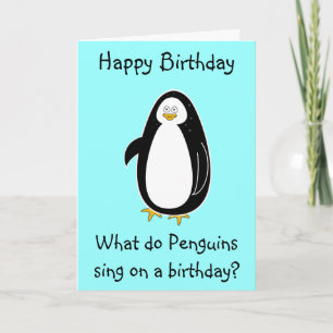 Penguin Birthday Card