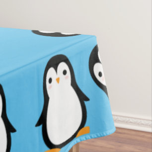 Penguin Birthday Party Tablecloth