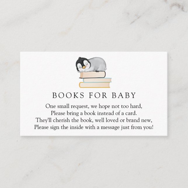Penguin Books for Baby Request Enclosure Card (Front)