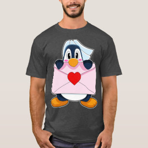 Penguin Bride Letter Wedding T-Shirt