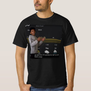 Penguin Broadcasting Weather Report! T-Shirt