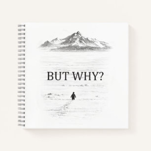 Penguin But Why Mountains  Notebook