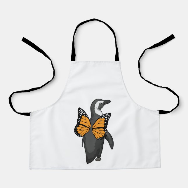 Penguin Butterfly wings Apron (Front)
